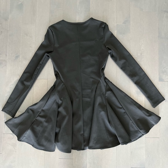 SHEIN Black Ruffle Dress Petite XS - Picture 3 of 5